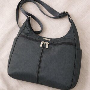 Baggallini Anti-Theft Cargo Crossbody Bag Graphite Gray Travel